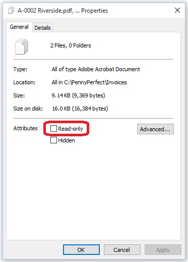 Windows File Attributes