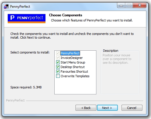 PennyPerfect Installer page 3